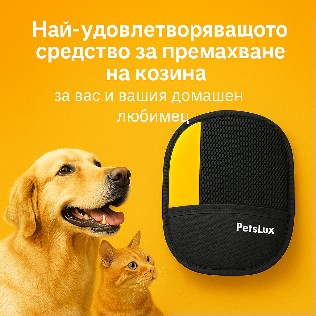 Ръкавица за събиране на косми от домашни любимци