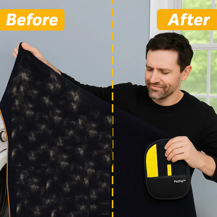 Ръкавица за събиране на косми от домашни любимци